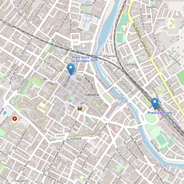 Thumbnail mappa taxi di Prato