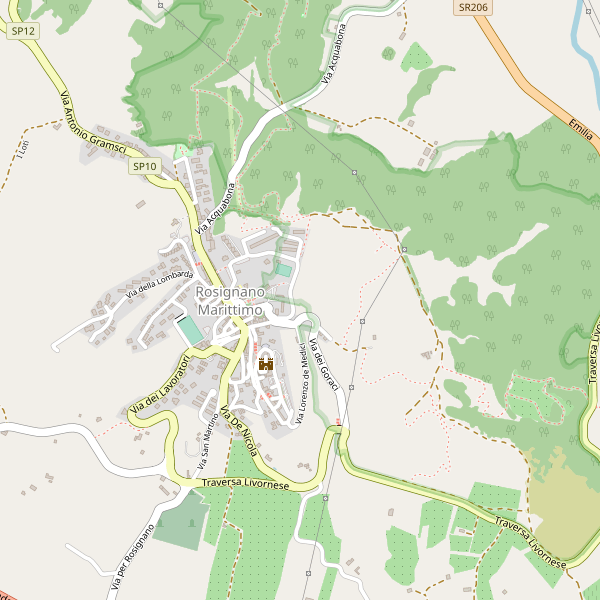 Thumbnail mappa taxi di Rosignano Marittimo