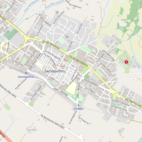 Thumbnail mappa taxi di Sansepolcro