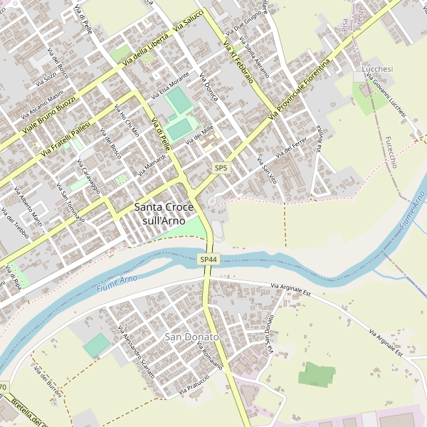 Thumbnail mappa taxi di Santa Croce sull'Arno