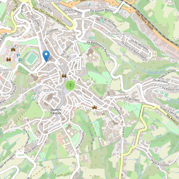 Thumbnail mappa taxi di Siena