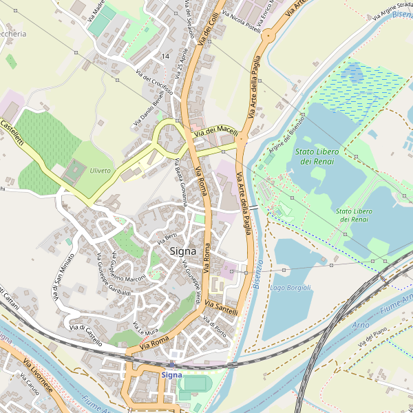 Thumbnail mappa taxi di Signa