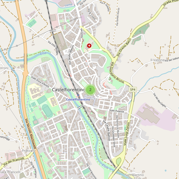 Thumbnail mappa teatri di Castelfiorentino