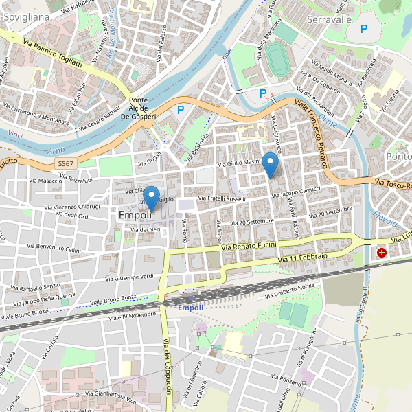 Thumbnail mappa teatri di Empoli