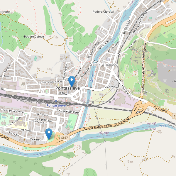 Thumbnail mappa teatri di Pontassieve