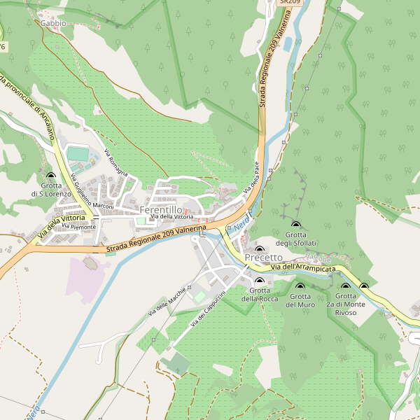 Thumbnail mappa chiese di Ferentillo
