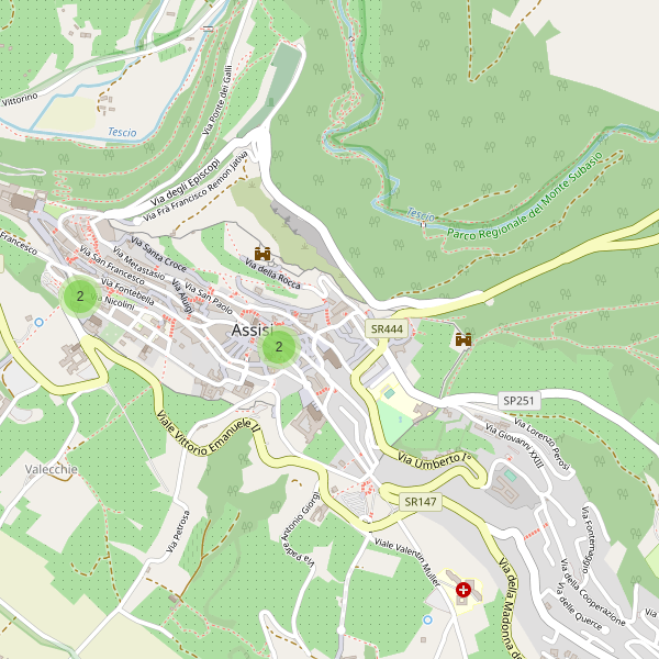 Thumbnail mappa bancomat di Assisi