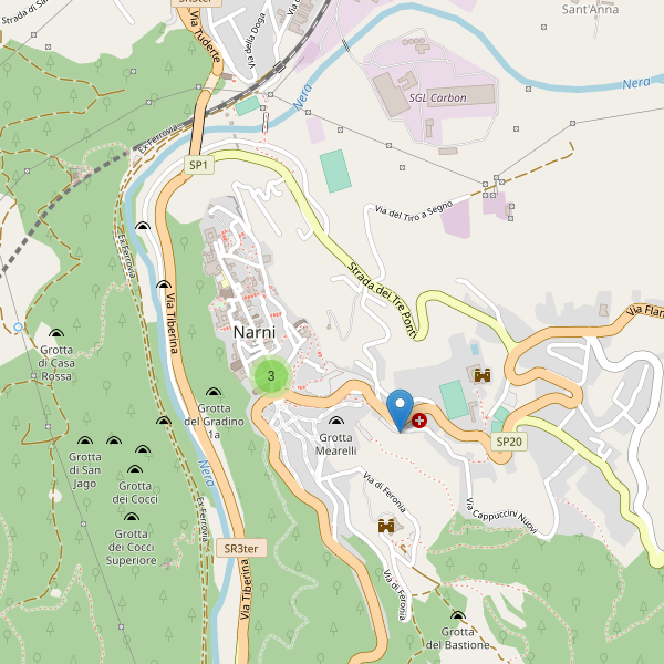 Thumbnail mappa bar di Narni