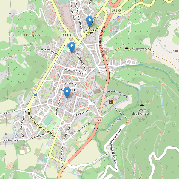 Thumbnail mappa calzature di Spoleto