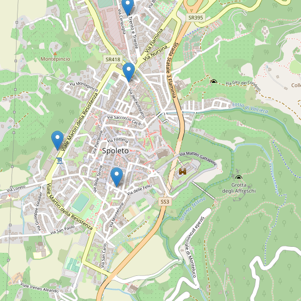 Thumbnail mappa farmacie di Spoleto