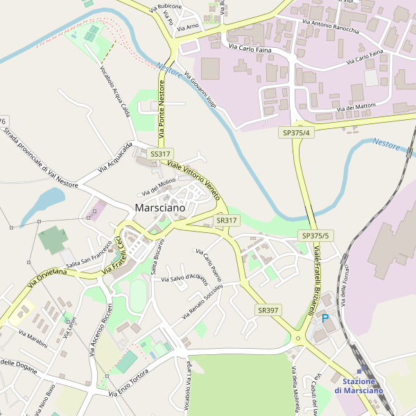 Thumbnail mappa hotel di Marsciano