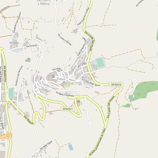Thumbnail mappa monumenti di Trevi