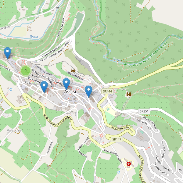 Thumbnail mappa musei di Assisi