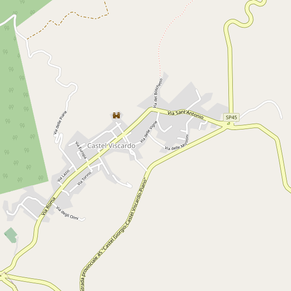 Thumbnail mappa parcheggi di Castel Viscardo