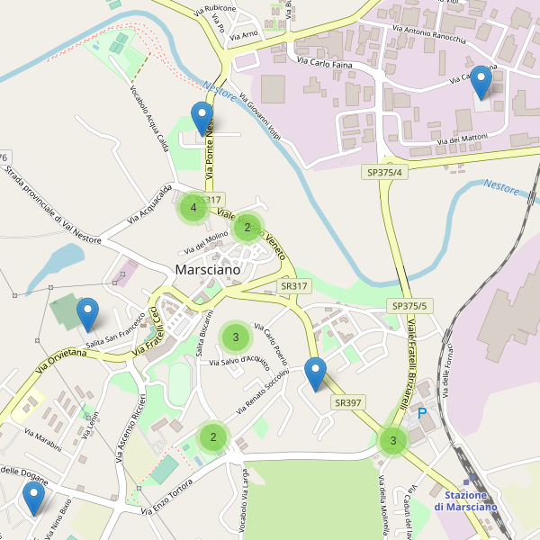 Thumbnail mappa parcheggi di Marsciano