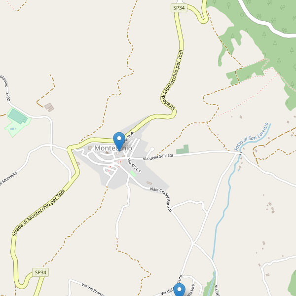 Thumbnail mappa parcheggi di Montecchio