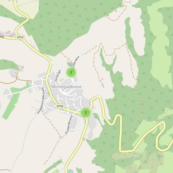 Thumbnail mappa parcheggi di Montegabbione
