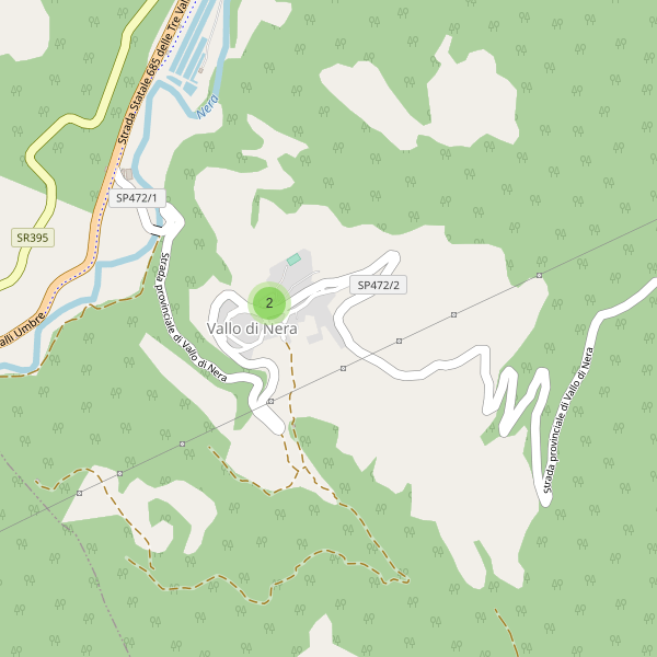 Thumbnail mappa parcheggi di Vallo di Nera
