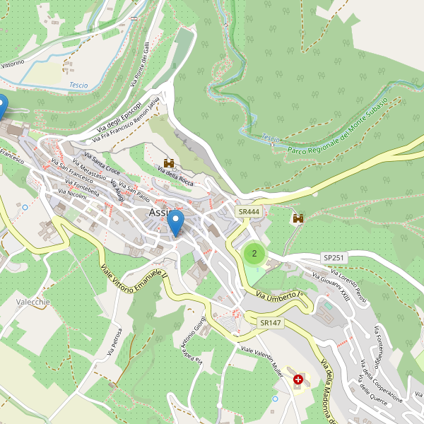 Thumbnail mappa scuole di Assisi