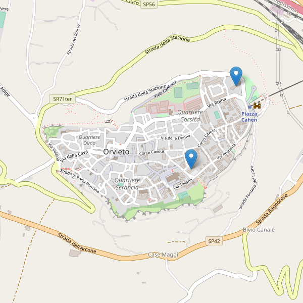 Thumbnail mappa scuole di Orvieto