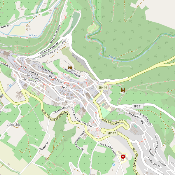 Thumbnail mappa stazioni di Assisi