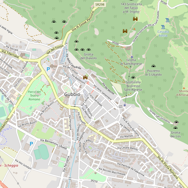 Thumbnail mappa stazioni di Gubbio
