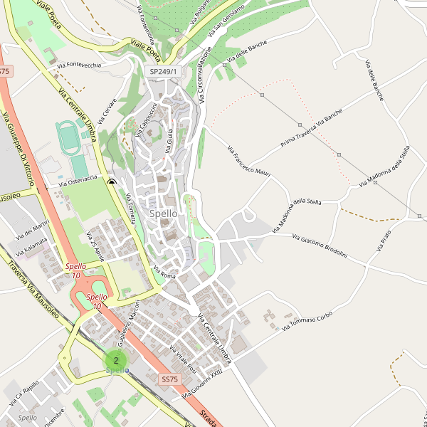 Thumbnail mappa stazioni di Spello