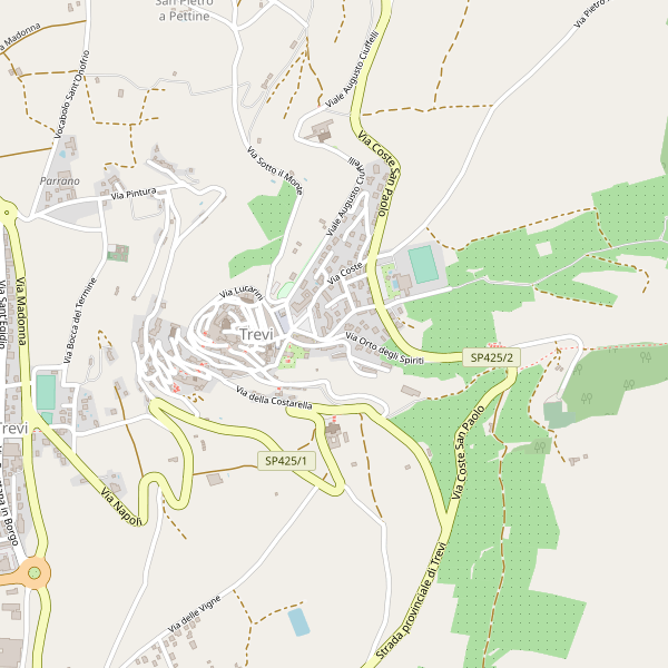 Thumbnail mappa stazioni di Trevi