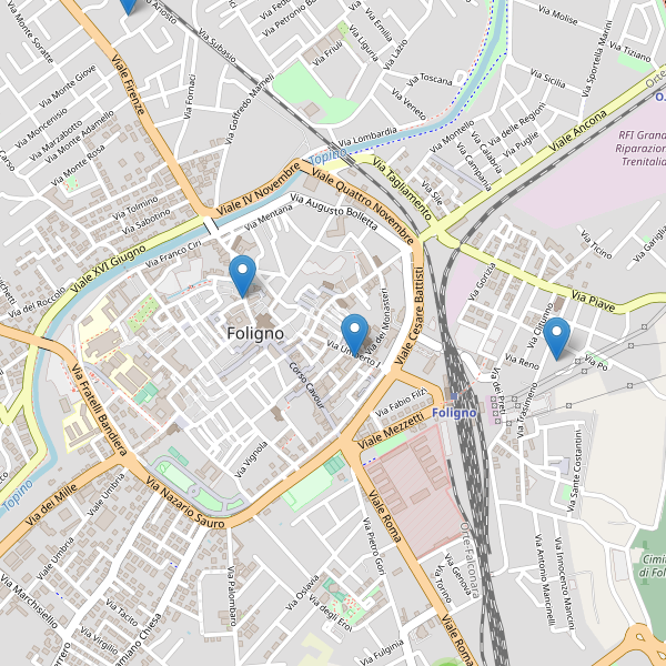 Thumbnail mappa supermercati di Foligno
