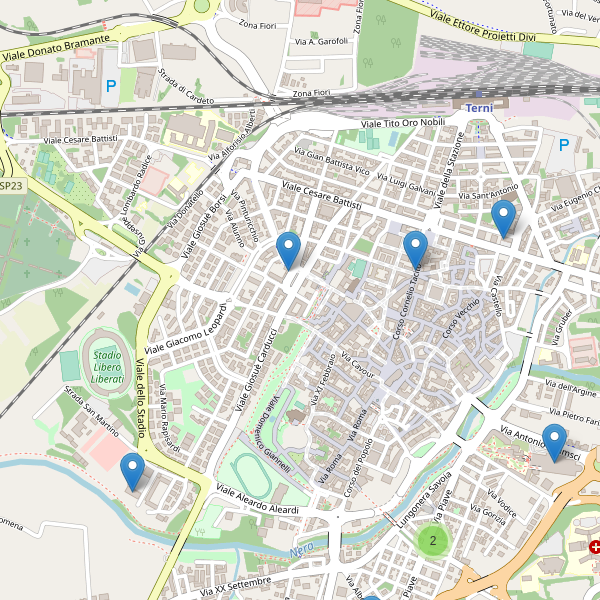 Thumbnail mappa supermercati Terni