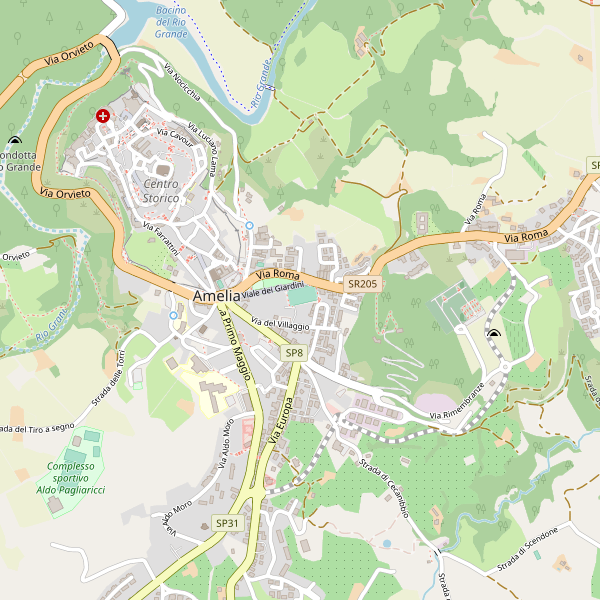 Thumbnail mappa taxi di Amelia