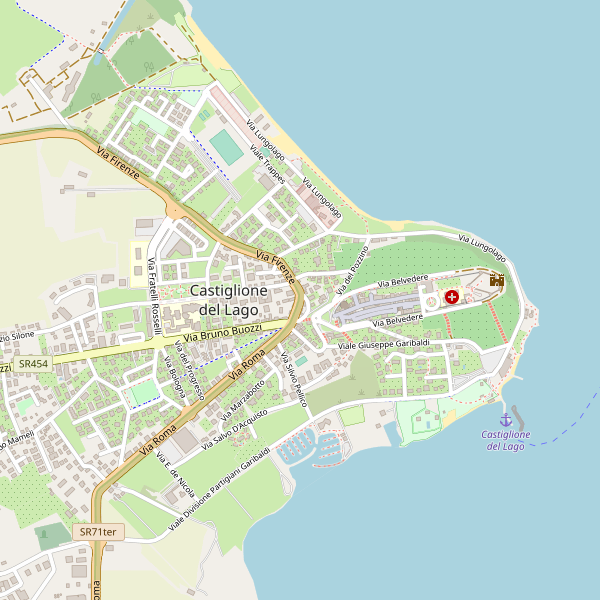 Thumbnail mappa taxi di Castiglione del Lago