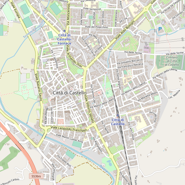 Thumbnail mappa taxi di Città di Castello