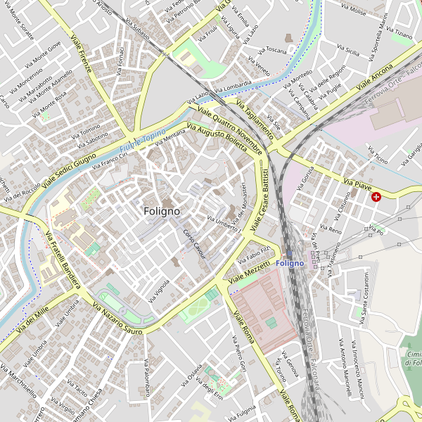 Thumbnail mappa taxi di Foligno