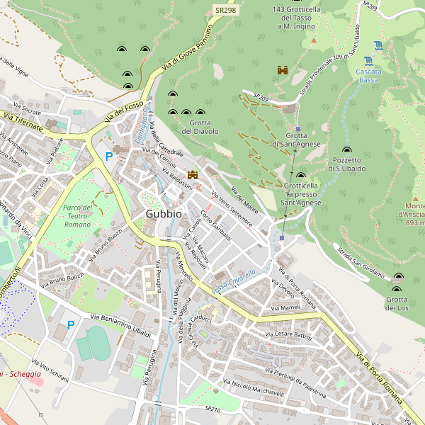 Thumbnail mappa taxi di Gubbio