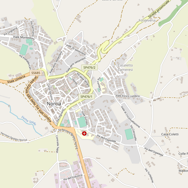 Thumbnail mappa taxi di Norcia