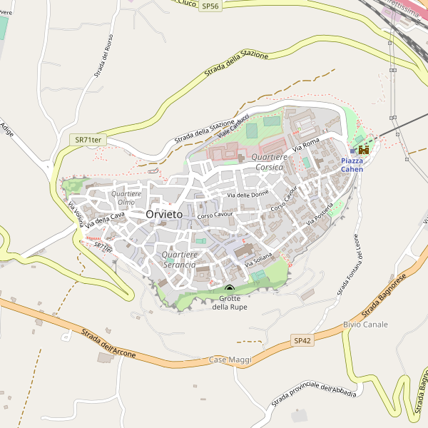 Thumbnail mappa taxi di Orvieto