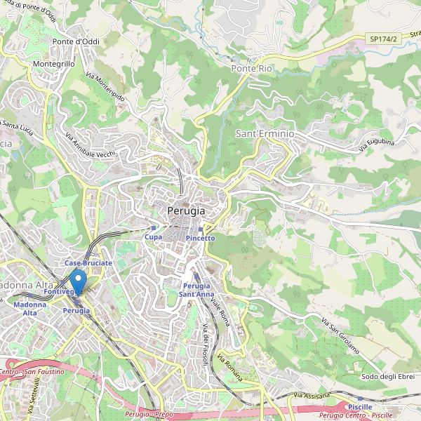 Thumbnail mappa taxi di Perugia