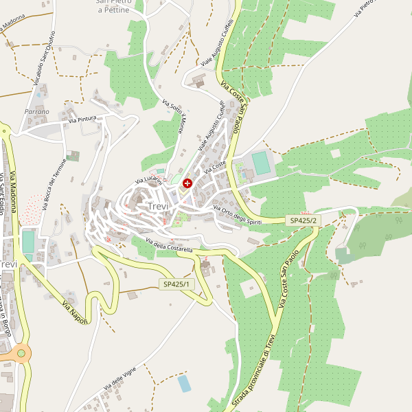 Thumbnail mappa taxi di Trevi