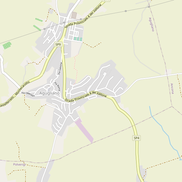 Thumbnail mappa stradale di Agugliano