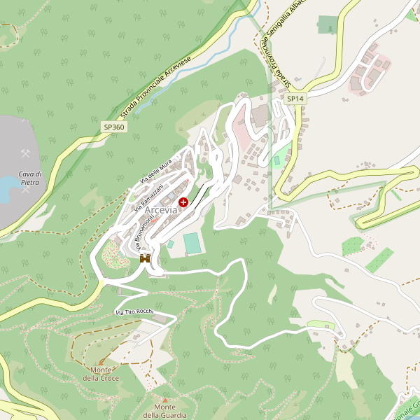 Thumbnail mappa teatri di Arcevia
