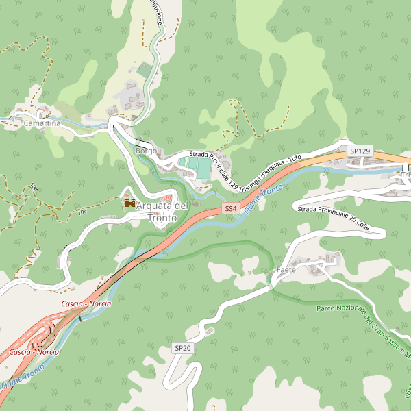 Thumbnail mappa pub di Arquata del Tronto
