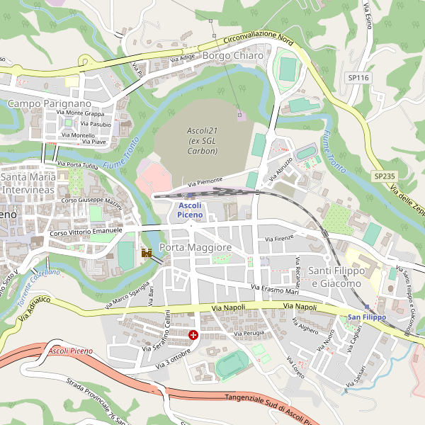 Thumbnail mappa stradale di Ascoli Piceno