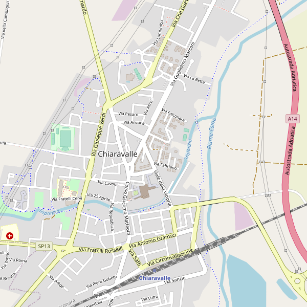 Thumbnail mappa stradale di Chiaravalle