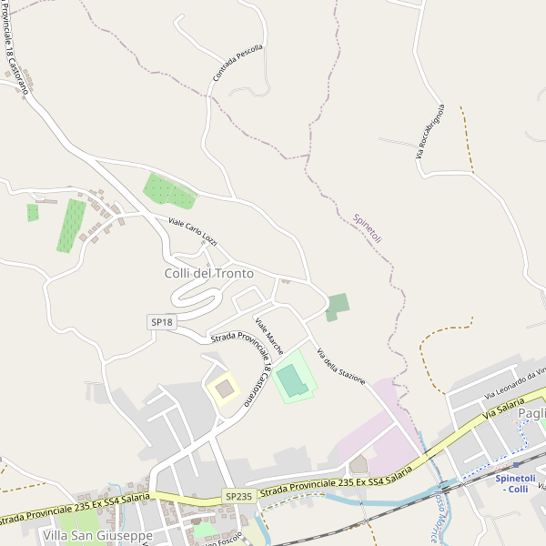 Thumbnail mappa supermercati di Colli del Tronto
