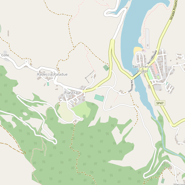 Thumbnail mappa stradale di Fiastra