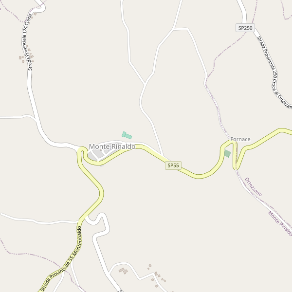 Thumbnail mappa stradale di Monte Rinaldo