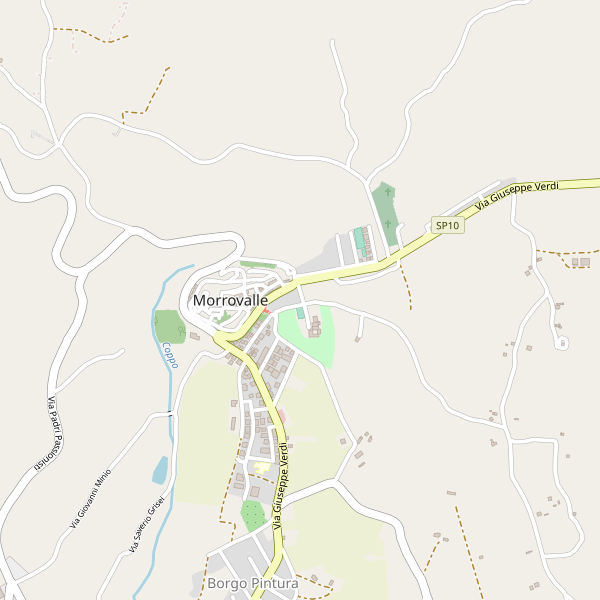 Thumbnail mappa stradale di Morrovalle
