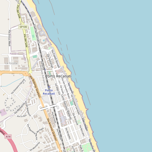 Thumbnail mappa palestre di Porto Recanati