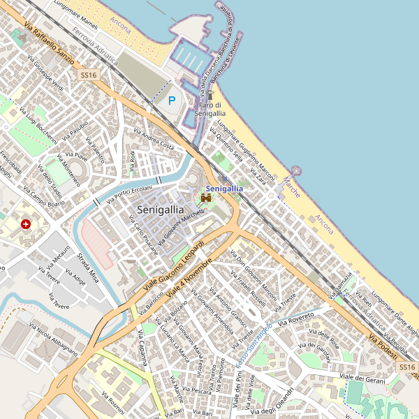 Thumbnail mappa localinotturni di Senigallia